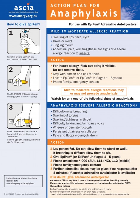 ASCIA_Action_Plan_Anaphylaxis_Epipen_General_2014 - PADI RTO ...